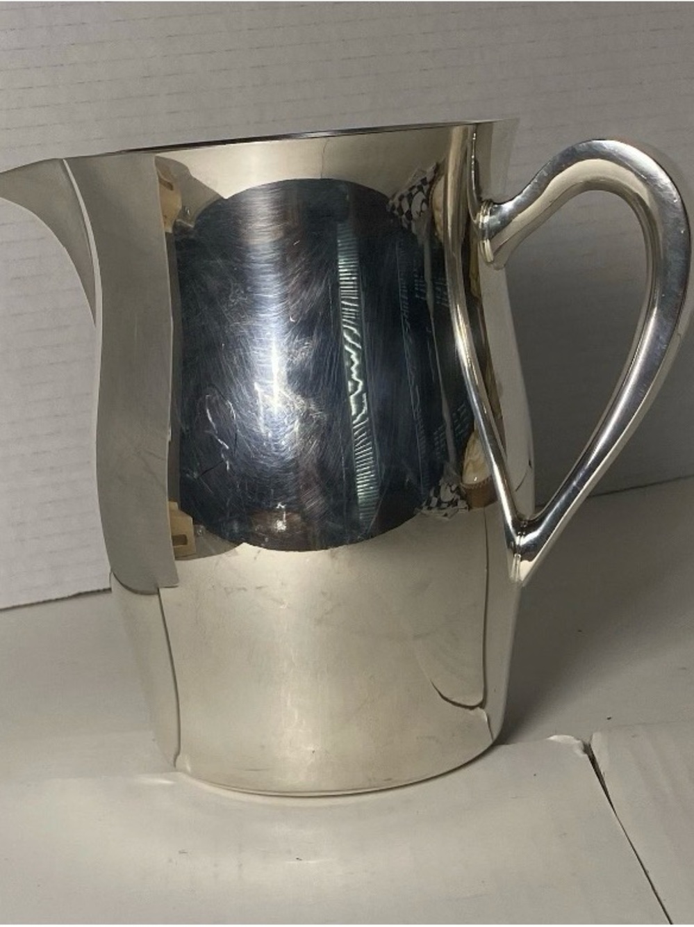 Vintage Neiman Marcus Paul Revere Reproduction Silver Plate Water Pitcher 6.75"